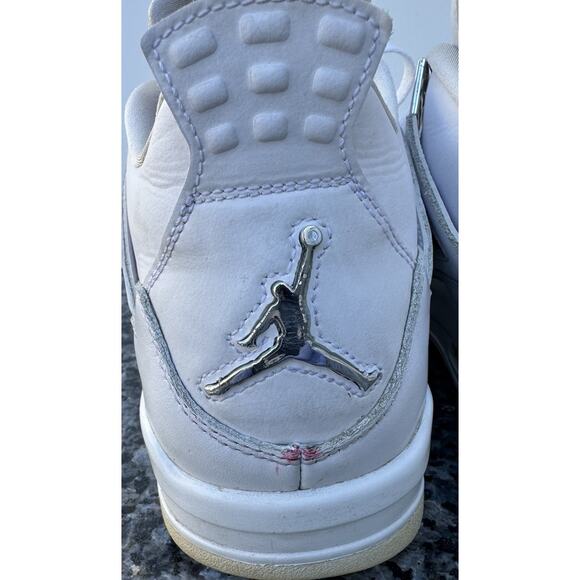 Nike Air Jordan 4 Retro Pure Money 308497-100 Men’s Size 10.5 White main image 14